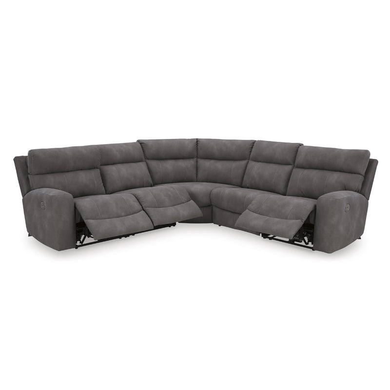  Signature Design by Ashley Next-Gen DuraPella 61003S8 5 pc Power Reclining Sectional IMAGE 2