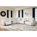  Signature Design by Ashley ModMax II 65907S9 7 pc Power Reclining Sectional with Chaise and Audio Consoles IMAGE 2