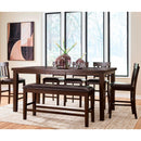  Signature Design by Ashley Haddigan D596-32 Dining Room Counter Butterfly Extension Table IMAGE 14