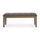  Signature Design by Ashley Urbinforte PCD592-00 Large Upholstered Dining Room Bench IMAGE 2
