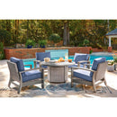  Signature Design by Ashley Half Moon Beach PCP418-776 Round Fire Pit Table IMAGE 12