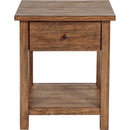  Coaster Furniture Payne 710548-S3 3-piece Coffee and 1-drawer End Table Set - Brown IMAGE 4