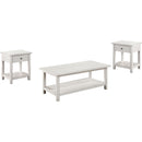  Coaster Furniture Payne 710558-S3 3-piece Occasional Table Set - White IMAGE 2