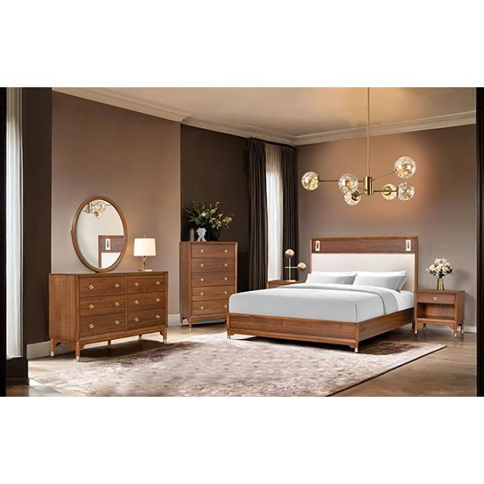  Furniture of America Nightstands 1 Drawer FM74000WN-N IMAGE 2