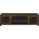  Coaster Furniture Havering 722873 71-inch TV Stand Fireplace Media Console - Dark Pine IMAGE 4