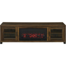  Coaster Furniture Havering 722873 71-inch TV Stand Fireplace Media Console - Dark Pine IMAGE 5