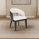  Coaster Furniture Leandro 115393 Set of 2 Upholstered Dining Arm Chair - Cream IMAGE 2