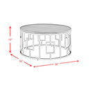  Elements International Ester CES100CTE Coffee Table IMAGE 11