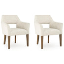  Benchcraft Marxmore D863-02A Dining Upholstered Arm Chair IMAGE 2