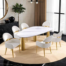  Furniture of America Northam FM37005WH-T-5PC 5 Pc Dining Table Set IMAGE 4