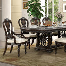  Furniture of America Promenade FM31002DB-T-9PC 9 Pc Dining Table Set IMAGE 9