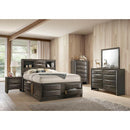  Furniture of America Zosimo FM7210GY-EK-BED King Storage Bed IMAGE 2