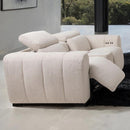  Furniture of America Thaddea CM9934WH-LV-PM-PK Power Loveseat IMAGE 1