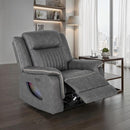  Furniture of America Arturus NX6061DG-CH-PM Power Recliner IMAGE 1