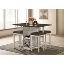  Furniture of America Bingham CM3168BR-PT-5PC 5 Pc Counter Height Table Set IMAGE 1