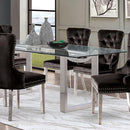  Furniture of America Silvestri FM37000SV-T-TABLE Dining Table IMAGE 3