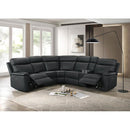  Furniture of America Oliverus FM69009BK-SECT-PM Power Sectional IMAGE 2