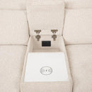  Furniture of America Thaddea CM9935WH-SECT-PM Power Sectional IMAGE 3
