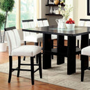  Furniture of America Luminar CM3559PT-7PC 7 Pc Counter Height Table Set IMAGE 5