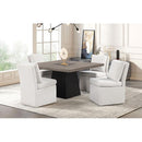  Furniture of America Broager FM3331DB-ST-5PC-00WH 5 Pc Dining Table Set IMAGE 1