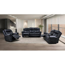  Furniture of America Agata NX6001BK-LV Glider Recliner Loveseat IMAGE 2