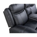  Furniture of America Agata NX6001BK-LV Glider Recliner Loveseat IMAGE 5