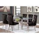  Furniture of America Silvestri FM37000SV-T-7PC 7 Pc Dining Table Set IMAGE 1