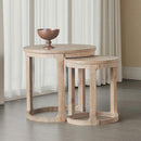  Furniture of America Hickory FM44011NT-E Nesting End Table IMAGE 1