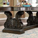  Furniture of America Lombardy CM3146T-9PC 9 Pc Dining Table Set IMAGE 2
