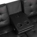  Furniture of America Eidsberg FM2908BK Futon Sofa Bed IMAGE 4