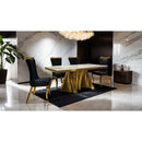  Furniture of America Basilicata FM33001GD-T-TABLE Dining Table IMAGE 1