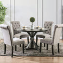  Furniture of America Alfred CM3735RT-5PC-LG 5 Pc Dining Table Set IMAGE 6