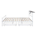  Furniture of America Nicoli FM7901WH-Q Queen Metal Bed with Underbed Storage IMAGE 6