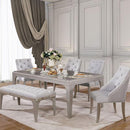  Furniture of America Diocles CM3020T-7PC 7 Pc Dining Table Set IMAGE 5