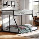  Furniture of America Southall FM-BK1201BK-TF Twin/Full Metal Bunk Bed IMAGE 1
