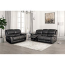  Furniture of America Glarus FM69003BK-CH-M Recliner Chair IMAGE 2