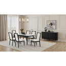  Furniture of America Maidstone FM32001BK-T-5PC 5 Pc Dining Table Set IMAGE 2