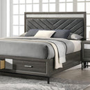 Furniture of America Voleta FM7212GY-EK-BED King Bed IMAGE 1