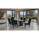  Furniture of America Selsey FM34007BK-T-7PC-05BK 7 Pc Dining Table Set IMAGE 2