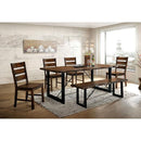  Furniture of America Dulce CM3604T-6PC 6 Pc Dining Table Set with Bench IMAGE 1
