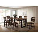  Furniture of America Dulce CM3604T-6PC 6 Pc Dining Table Set with Bench IMAGE 2