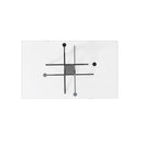  Furniture of America Silveria FM37001SV-T-TABLE Dining Table IMAGE 2