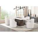  Furniture of America Grasten FM3332DB-T-7PC 7 Pc Dining Table Set IMAGE 3
