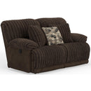  Catnapper Hollifield 1082 Reclining Loveseat - Chocolate IMAGE 1
