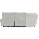  Catnapper Majesty 63366 Power Deep Seat LSF Reclining Loveseat - White IMAGE 1