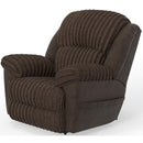  Catnapper Shaggy 627207 Power Lay Flat Recliner with Zero Gravity - Chocolate IMAGE 1