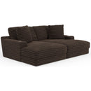  Jackson Furniture Comfrey 304576 RSF Chaise - Chocolate IMAGE 1