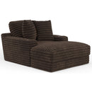 Jackson Furniture Comfrey 304509 Chaise - Chocolate IMAGE 1