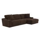 Jackson Furniture Comfrey 304563 LSF Sofa - Chocolate IMAGE 1