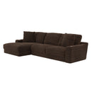  Jackson Furniture Comfrey 304573 RSF Sofa - Chocolate IMAGE 1